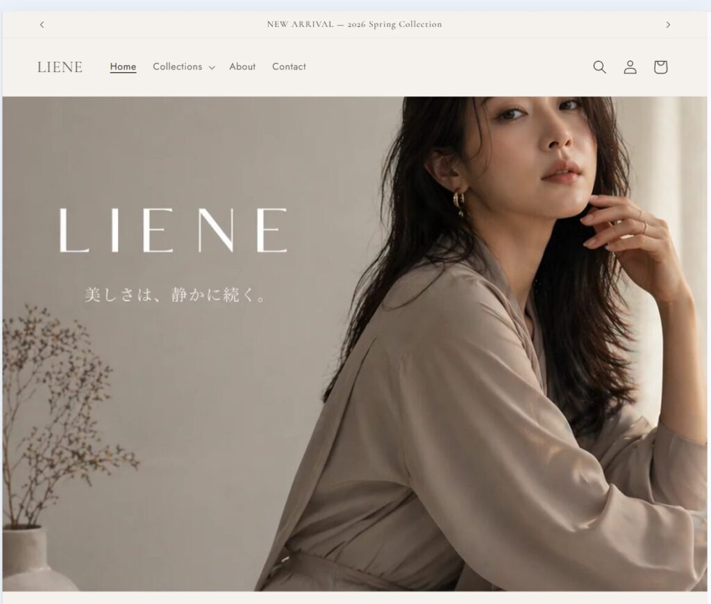 LIENE－アパレルサイト DEMO－